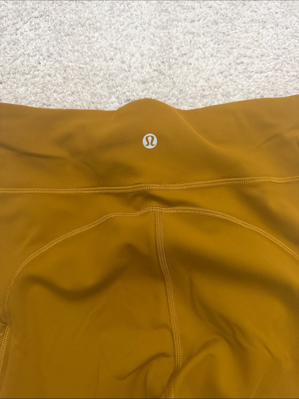 lululemon Mustard Yellow Leggings - Picture 3 of 4